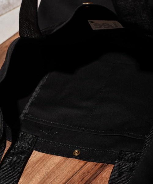 Lee（リー）の「LEE / ワンポイントロゴ刺繍 2WAY トートバッグ（トートバッグ・レディース・ホワイト/ブラック/ベージュ/ブラウン/グレー/カーキ・FREE）」の15枚目の写真