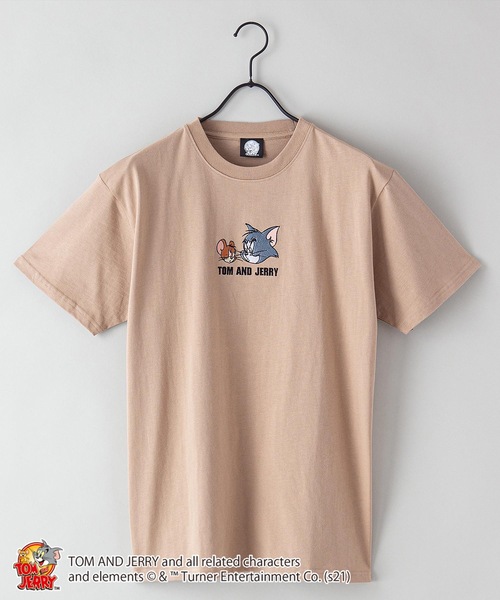 LB/S （エルビーエス）の「【TOM AND JERRY/トムとジェリー】 別注プリントTシャツ（Tシャツ/カットソー・メンズ・ホワイト/ブラック/ベージュ/ピンク/ブルー/ホワイト系その他/ピンク系その他/その他1/その他2/ベージュ系その他・SMALL/MEDIUM/LARGE/X-LARGE）」の5枚目の写真