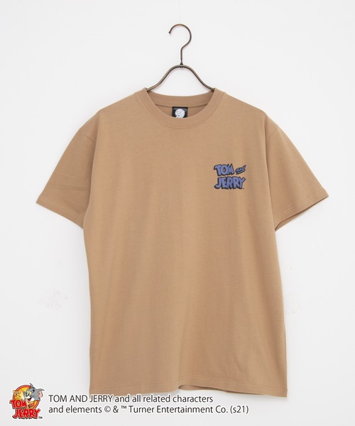 LB/S （エルビーエス）の「【TOM AND JERRY/トムとジェリー】 別注プリントTシャツ（Tシャツ/カットソー・メンズ・ホワイト/ブラック/ベージュ/ピンク/ブルー/ホワイト系その他/ピンク系その他/その他1/その他2/ベージュ系その他・SMALL/MEDIUM/LARGE/X-LARGE）」の6枚目の写真