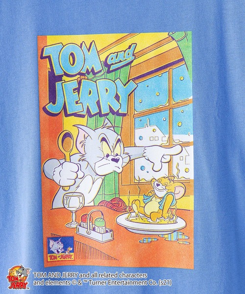 LB/S （エルビーエス）の「【TOM AND JERRY/トムとジェリー】 別注プリントTシャツ（Tシャツ/カットソー・メンズ・ホワイト/ブラック/ベージュ/ピンク/ブルー/ホワイト系その他/ピンク系その他/その他1/その他2/ベージュ系その他・SMALL/MEDIUM/LARGE/X-LARGE）」の20枚目の写真