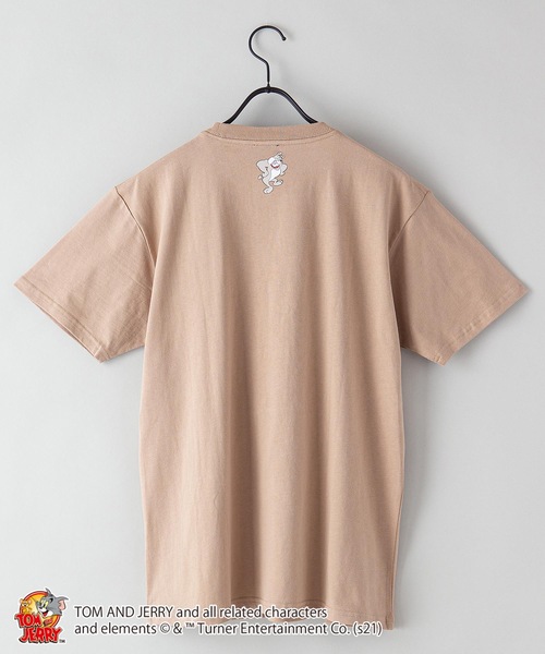 LB/S （エルビーエス）の「【TOM AND JERRY/トムとジェリー】 別注プリントTシャツ（Tシャツ/カットソー・メンズ・ホワイト/ブラック/ベージュ/ピンク/ブルー/ホワイト系その他/ピンク系その他/その他1/その他2/ベージュ系その他・SMALL/MEDIUM/LARGE/X-LARGE）」の16枚目の写真