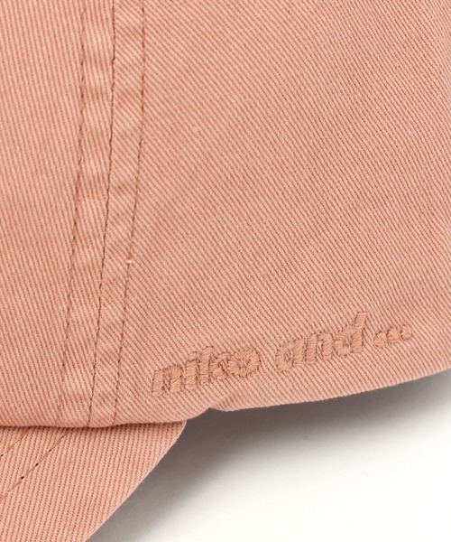 niko and...（ニコアンド）の「オリジナル草木染めキャップ（キャップ・レディース・ベージュ/グリーン/モカ/シャーベット・FREE）」の12枚目の写真