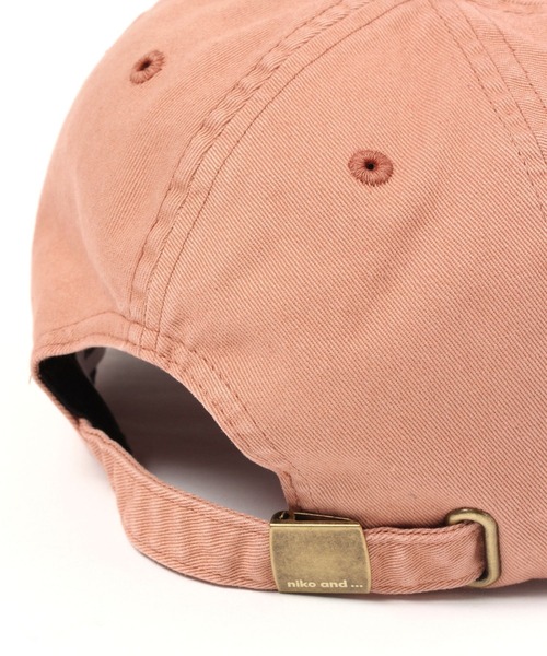 niko and...（ニコアンド）の「オリジナル草木染めキャップ（キャップ・レディース・ベージュ/グリーン/モカ/シャーベット・FREE）」の13枚目の写真