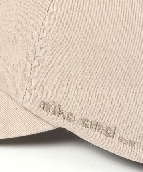 niko and...（ニコアンド）の「オリジナル草木染めキャップ（キャップ・レディース・ベージュ/グリーン/モカ/シャーベット・FREE）」の16枚目の写真