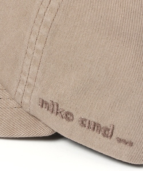 niko and...（ニコアンド）の「オリジナル草木染めキャップ（キャップ・レディース・ベージュ/グリーン/モカ/シャーベット・FREE）」の18枚目の写真