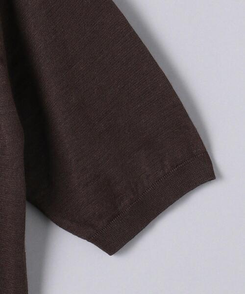 UNITED ARROWS（ユナイテッドアローズ）の「＜UNITED ARROWS＞ ラミー/ポリエステル ニット Tシャツ（ニット/セーター・メンズ・ダークブラウン/ダークグレー/オリーブ・SMALL/MEDIUM/LARGE/X-LARGE）」の17枚目の写真