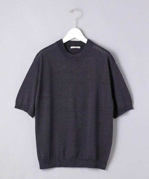 UNITED ARROWS（ユナイテッドアローズ）の「＜UNITED ARROWS＞ ラミー/ポリエステル ニット Tシャツ（ニット/セーター・メンズ・ダークブラウン/ダークグレー/オリーブ・SMALL/MEDIUM/LARGE/X-LARGE）」の20枚目の写真