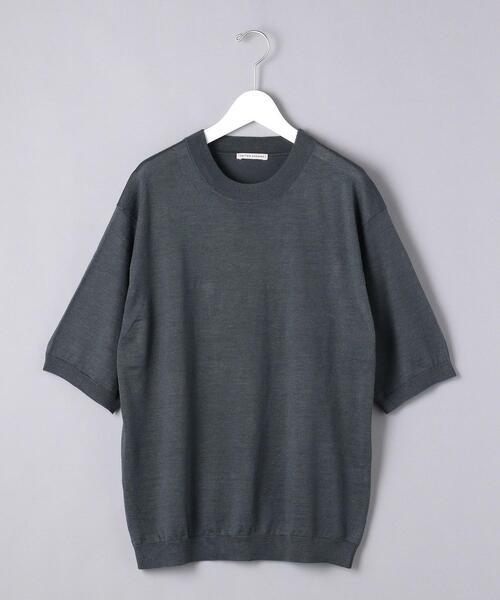 UNITED ARROWS（ユナイテッドアローズ）の「＜UNITED ARROWS＞ ラミー/ポリエステル ニット Tシャツ（ニット/セーター・メンズ・ダークブラウン/ダークグレー/オリーブ・SMALL/MEDIUM/LARGE/X-LARGE）」の13枚目の写真