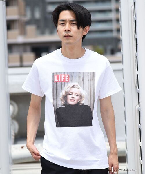 SHIPS（シップス）の「SHIPS: LIFE MAGAZINE フォトプリント Tシャツ（Tシャツ/カットソー・メンズ・ブラック/ホワイト/オフホワイト/ホワイト系・LARGE/MEDIUM/X-LARGE/SMALL）」の3枚目の写真