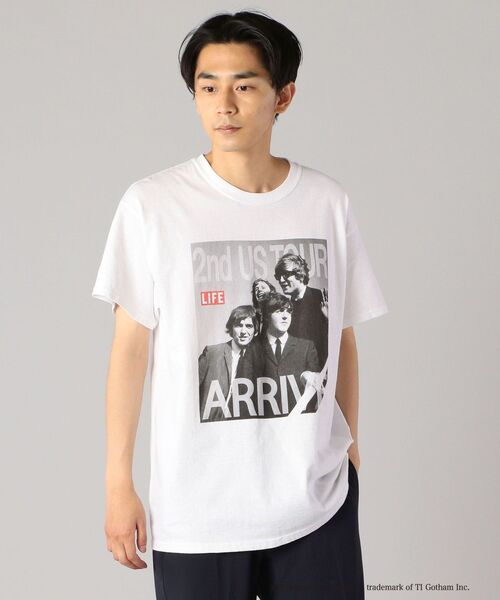 SHIPS（シップス）の「SHIPS: LIFE MAGAZINE フォトプリント Tシャツ（Tシャツ/カットソー・メンズ・ブラック/ホワイト/オフホワイト/ホワイト系・LARGE/MEDIUM/X-LARGE/SMALL）」の6枚目の写真