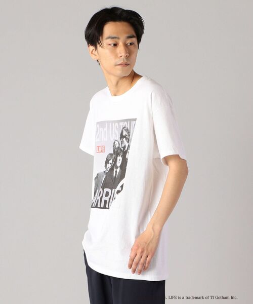 SHIPS（シップス）の「SHIPS: LIFE MAGAZINE フォトプリント Tシャツ（Tシャツ/カットソー・メンズ・ブラック/ホワイト/オフホワイト/ホワイト系・LARGE/MEDIUM/X-LARGE/SMALL）」の8枚目の写真