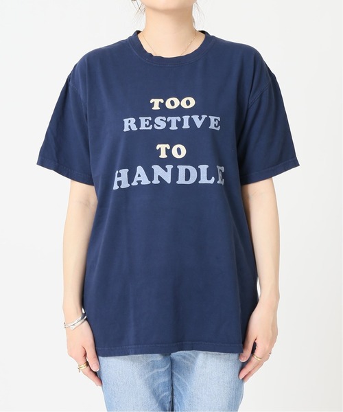 JOURNAL STANDARD（ジャーナルスタンダード）の「【Odub/オーダブ】too restive to handle Tシャツ◆（Tシャツ/カットソー・レディース・ナチュラル/ネイビー/ブラック・FREE）」の14枚目の写真