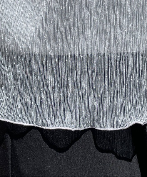 tiptop(ティップトップ)の「【2024SS新色登場】クリンクルシアー5分袖ブラウス×キャミセット(シャツ/ブラウス・レディース・ブラック/オフホワイト/ブルー/ライトグリーン/アイボリー/ホワイト系その他/A/B/グリーン/C/ブラック系その他/グレー系その他・FREE)」の22枚目の写真