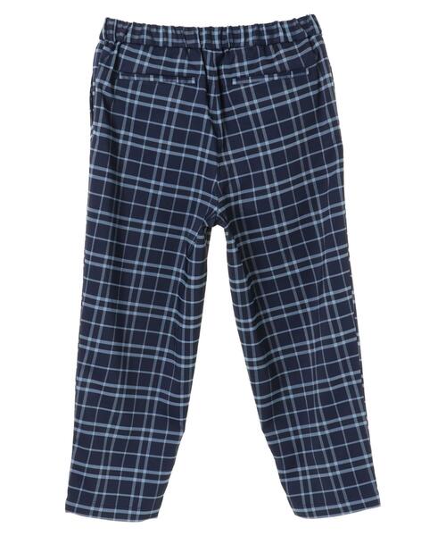 CRAFT STANDARD BOUTIQUE（クラフトスタンダードブティック）の「ストレッチPE2タックイージーパンツ　＊（その他パンツ・メンズ・チャコールグレー/チェック/ブルー系その他5・LL/M/L）」の10枚目の写真