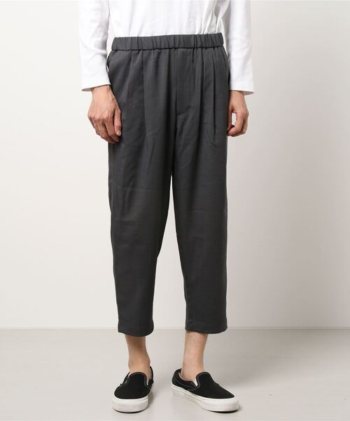 CRAFT STANDARD BOUTIQUE（クラフトスタンダードブティック）の「ストレッチPE2タックイージーパンツ　＊（その他パンツ・メンズ・チャコールグレー/チェック/ブルー系その他5・LL/M/L）」の8枚目の写真