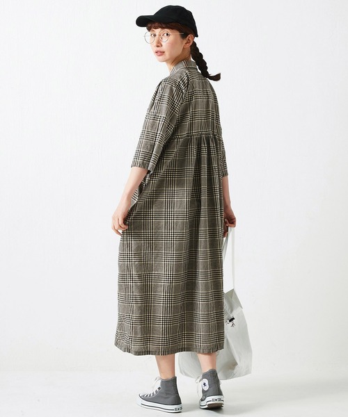 Sunny clouds(サニークラウズ)の「サニークラウズ ガウンワンピース〈レディース〉(ワンピース・レディース・ブラック系その他・MEDIUM/LARGE/X-LARGE/XX-LARGE/NM)」の6枚目の写真