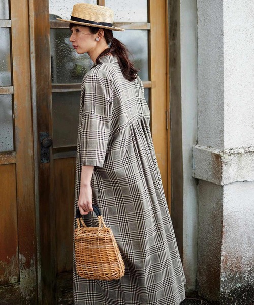 Sunny clouds(サニークラウズ)の「サニークラウズ ガウンワンピース〈レディース〉(ワンピース・レディース・ブラック系その他・MEDIUM/LARGE/X-LARGE/XX-LARGE/NM)」の12枚目の写真