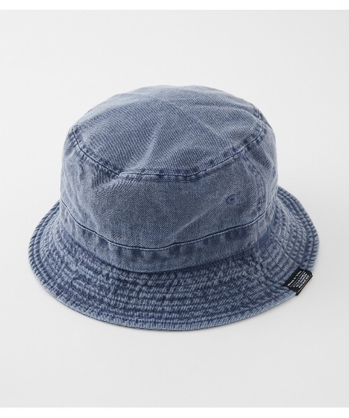 AZUL by moussy(アズールバイマウジー)の「NEWHATTAN×AZUL PIGMENT HAT/NEWHATTAN×AZULピグメントハット(ハット・メンズ・ネイビー/オフホワイト/オレンジ・FREE)」の3枚目の写真