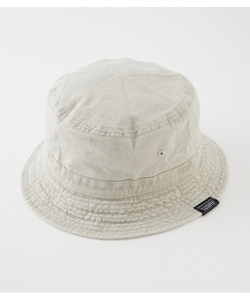 AZUL by moussy(アズールバイマウジー)の「NEWHATTAN×AZUL PIGMENT HAT/NEWHATTAN×AZULピグメントハット(ハット・メンズ・ネイビー/オフホワイト/オレンジ・FREE)」の2枚目の写真