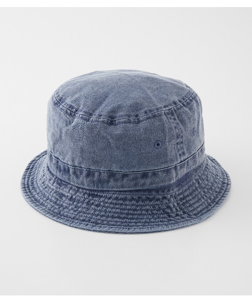 AZUL by moussy(アズールバイマウジー)の「NEWHATTAN×AZUL PIGMENT HAT/NEWHATTAN×AZULピグメントハット(ハット・メンズ・ネイビー/オフホワイト/オレンジ・FREE)」の6枚目の写真