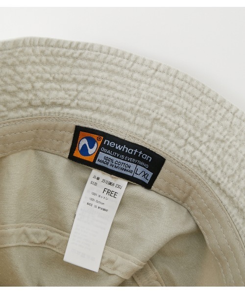 AZUL by moussy(アズールバイマウジー)の「NEWHATTAN×AZUL PIGMENT HAT/NEWHATTAN×AZULピグメントハット(ハット・メンズ・ネイビー/オフホワイト/オレンジ・FREE)」の19枚目の写真