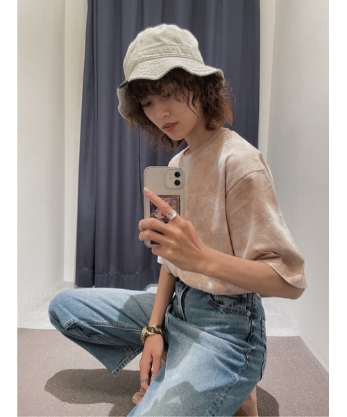 AZUL by moussy(アズールバイマウジー)の「NEWHATTAN×AZUL PIGMENT HAT/NEWHATTAN×AZULピグメントハット(ハット・メンズ・ネイビー/オフホワイト/オレンジ・FREE)」の20枚目の写真