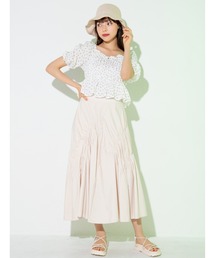 ランダムギャザーデザインスカート