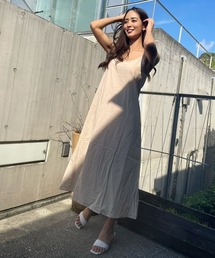 マキシワンピース Vネック ロング ワンピ に該当するワンピース ドレスファッション通販 Zozotown