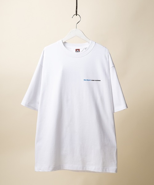 BEN DAVIS（ベンデイビス）の「【BENDAVIS／ベンデイビス】BEN MARKETING LOGO EXTRA SMOOTH　半袖Tシャツ（Tシャツ/カットソー・メンズ・ホワイト/ブラック/ブルー・M/L/XL）」の15枚目の写真