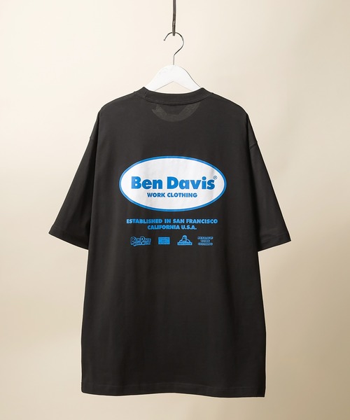BEN DAVIS（ベンデイビス）の「【BENDAVIS／ベンデイビス】BEN MARKETING LOGO EXTRA SMOOTH　半袖Tシャツ（Tシャツ/カットソー・メンズ・ホワイト/ブラック/ブルー・M/L/XL）」の14枚目の写真