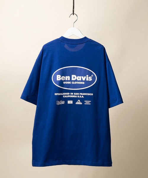 BEN DAVIS（ベンデイビス）の「【BENDAVIS／ベンデイビス】BEN MARKETING LOGO EXTRA SMOOTH　半袖Tシャツ（Tシャツ/カットソー・メンズ・ホワイト/ブラック/ブルー・M/L/XL）」の12枚目の写真