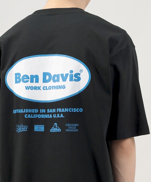 BEN DAVIS（ベンデイビス）の「【BENDAVIS／ベンデイビス】BEN MARKETING LOGO EXTRA SMOOTH　半袖Tシャツ（Tシャツ/カットソー・メンズ・ホワイト/ブラック/ブルー・M/L/XL）」の20枚目の写真