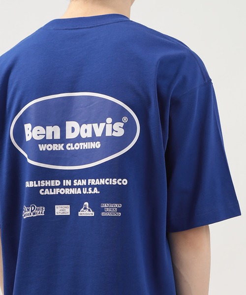 BEN DAVIS（ベンデイビス）の「【BENDAVIS／ベンデイビス】BEN MARKETING LOGO EXTRA SMOOTH　半袖Tシャツ（Tシャツ/カットソー・メンズ・ホワイト/ブラック/ブルー・M/L/XL）」の18枚目の写真