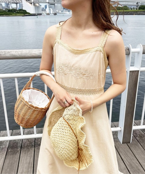 apres jour clair(アプレジュールクレア)の「【apres jour clair】刺繍キャミワンピース【ZOZOTOWN限定アイテム】(ワンピース・レディース・オフホワイト/ライトベージュ・X-LARGE/フリー)」の11枚目の写真