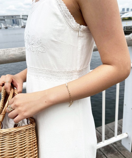 apres jour clair(アプレジュールクレア)の「【apres jour clair】刺繍キャミワンピース【ZOZOTOWN限定アイテム】(ワンピース・レディース・オフホワイト/ライトベージュ・X-LARGE/フリー)」の14枚目の写真