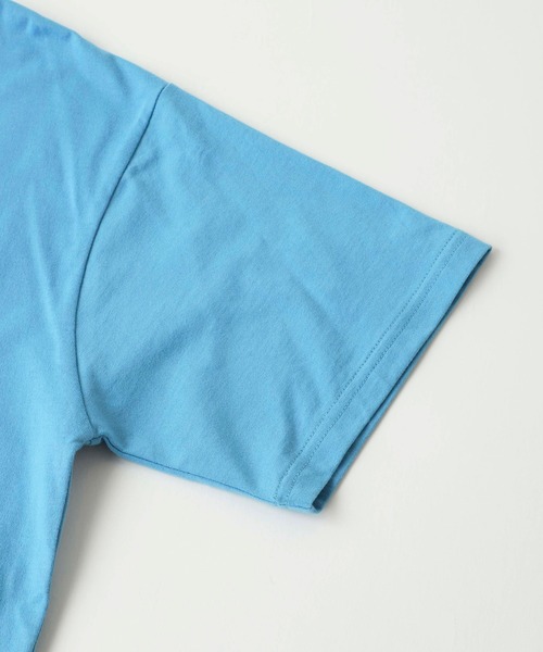 X-girl（エックスガール）の「X-girl × JIMMY’Z PYTHON S/S TEE（Tシャツ/カットソー・レディース・ライトブルー/ホワイト・L/M/XL/S）」の3枚目の写真