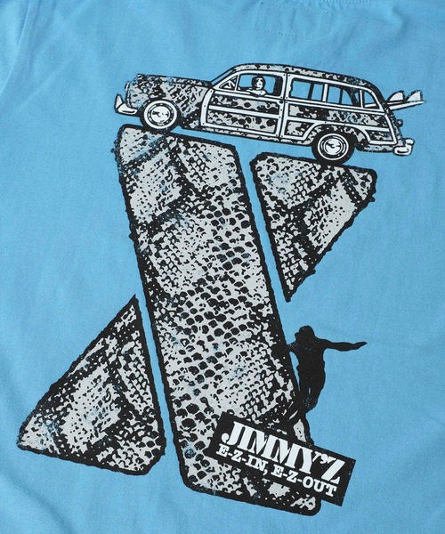 X-girl（エックスガール）の「X-girl × JIMMY’Z PYTHON S/S TEE（Tシャツ/カットソー・レディース・ライトブルー/ホワイト・L/M/XL/S）」の19枚目の写真