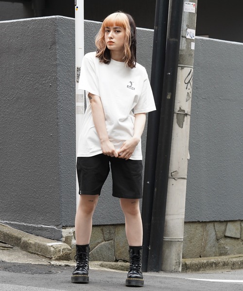X-girl（エックスガール）の「X-girl × JIMMY’Z PYTHON S/S TEE（Tシャツ/カットソー・レディース・ライトブルー/ホワイト・L/M/XL/S）」の12枚目の写真