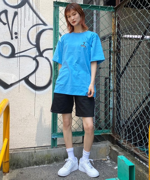 X-girl（エックスガール）の「X-girl × JIMMY’Z PYTHON S/S TEE（Tシャツ/カットソー・レディース・ライトブルー/ホワイト・L/M/XL/S）」の21枚目の写真