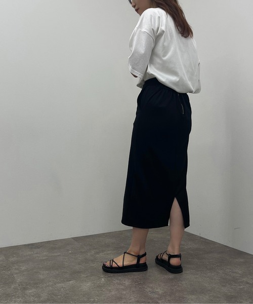 apres jour mignon（アプレジュールミニョン）の「ポンチナロースカート 【ZOZOTOWN限定アイテム】（スカート・レディース・グリーン/杢グレー/ブラック/ブルー・X-LARGE/フリー）」の19枚目の写真