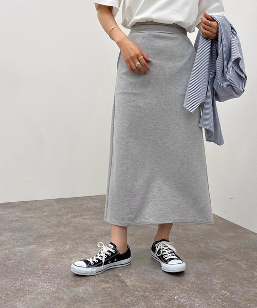 apres jour mignon（アプレジュールミニョン）の「ポンチナロースカート 【ZOZOTOWN限定アイテム】（スカート・レディース・グリーン/杢グレー/ブラック/ブルー・X-LARGE/フリー）」の21枚目の写真