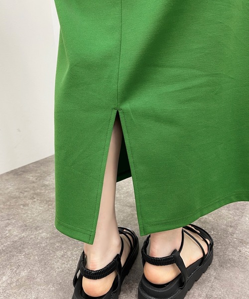 apres jour mignon（アプレジュールミニョン）の「ポンチナロースカート 【ZOZOTOWN限定アイテム】（スカート・レディース・グリーン/杢グレー/ブラック/ブルー・X-LARGE/フリー）」の7枚目の写真