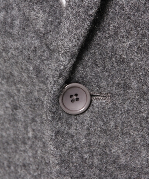 WHO'S WHO gallery（フーズフーギャラリー）の「【期間限定セール】POPスライバーチェスタコクーン（チェスターコート・メンズ・ネイビー/グレー/ブラック/アイボリー・MEDIUM/LARGE）」の8枚目の写真