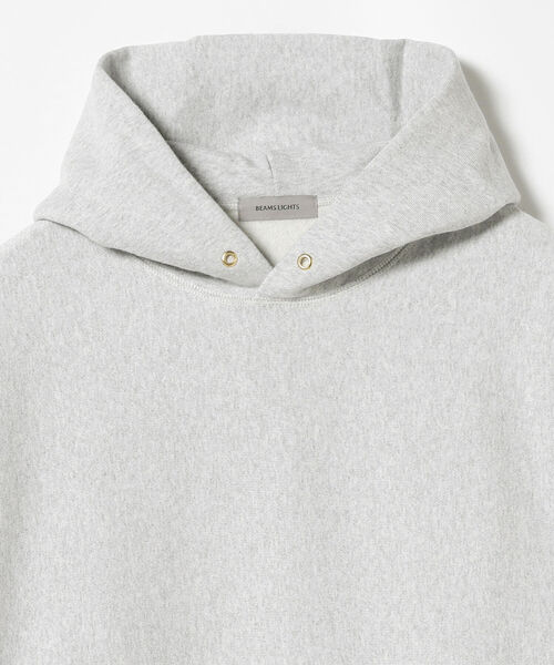 BEAMS LIGHTS（ビームスライツ）の「BEAMS LIGHTS / 裏毛 プルオーバー パーカ（パーカー・メンズ・ネイビー/ワイン/ライトグレー・SMALL/MEDIUM/LARGE）」の5枚目の写真