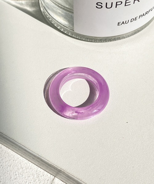 juweel（ユウェル）の「マーブル アクリルリング（リング・レディース・A/B/C/D/E/F・FREE）」の5枚目の写真