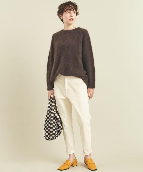 BEAUTY&YOUTH UNITED ARROWS(ビューティーアンドユースユナイテッドアローズ)の「【WEB限定】by ※11Wコーデュロイテーパードパンツ -ウォッシャブル- ∴(その他パンツ・レディース・オフホワイト/ダークグレー/ケリー/ライトブルー/ライラック・S/M/L)」の10枚目の写真