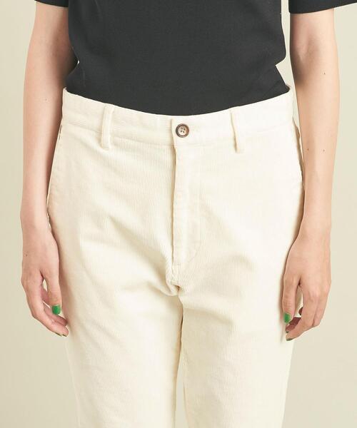 BEAUTY&YOUTH UNITED ARROWS(ビューティーアンドユースユナイテッドアローズ)の「【WEB限定】by ※11Wコーデュロイテーパードパンツ -ウォッシャブル- ∴(その他パンツ・レディース・ダークグレー/ライトブルー/ライラック/オフホワイト/ケリー・L/M/S)」の12枚目の写真