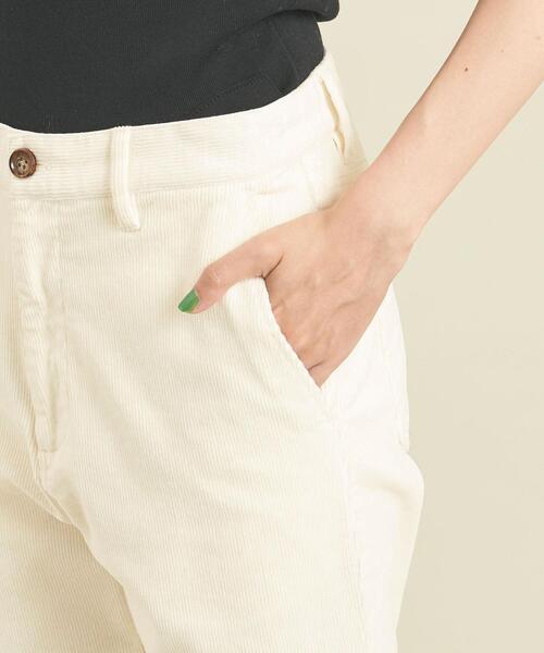 BEAUTY&YOUTH UNITED ARROWS(ビューティーアンドユースユナイテッドアローズ)の「【WEB限定】by ※11Wコーデュロイテーパードパンツ -ウォッシャブル- ∴(その他パンツ・レディース・ダークグレー/ライトブルー/ライラック/オフホワイト/ケリー・L/M/S)」の13枚目の写真