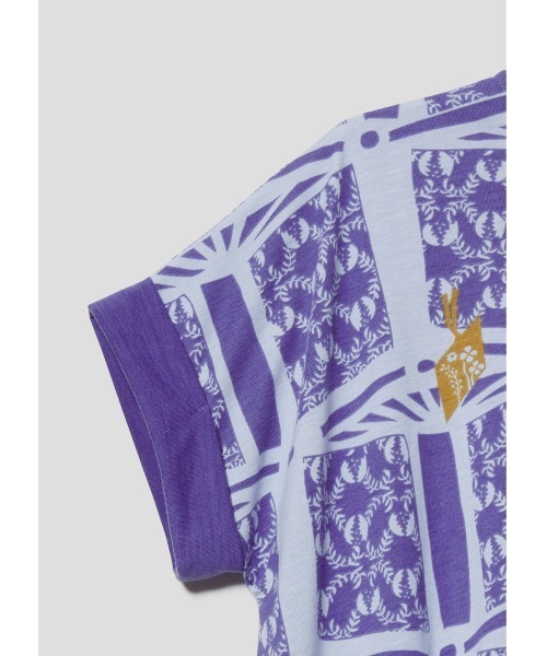 Design Tshirts Store graniph(デザイン ティーシャツ ストア グラニフ)の「ブックスアンドバード|2wayワンピース(ワンピース・レディース・パープル・FREE)」の9枚目の写真