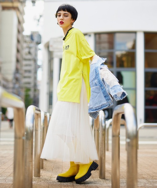 Narcissus（ナルシス）の「【Narcissus】チュールスカート（スカート・レディース・ホワイト/ブラック・FREE）」の9枚目の写真